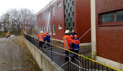 Übung der Stadtjugendfeuerwehr 2009