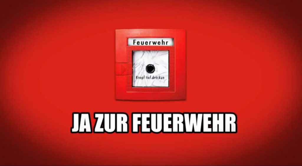 Ja zur Feuerwehr!