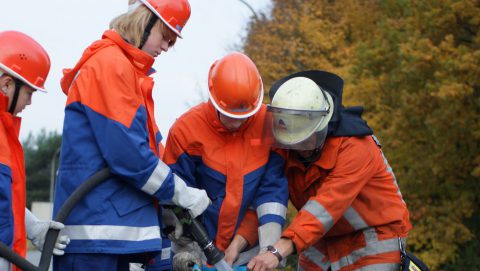 Abschlussübung der Jugendfeuerwehr 2010